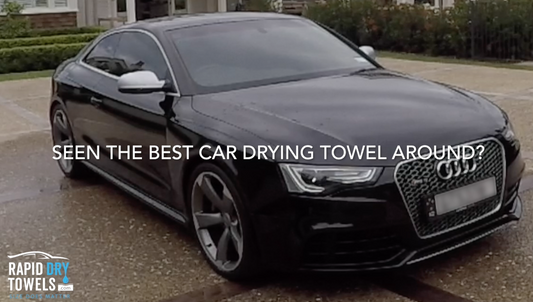 Dry an Audi RS5 in 3 minutes? We did...
